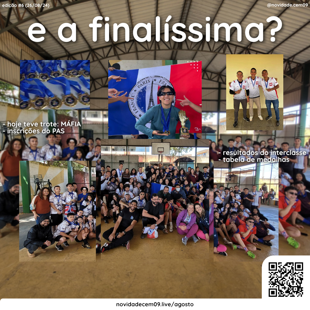 Comemoração do final do interclasse.